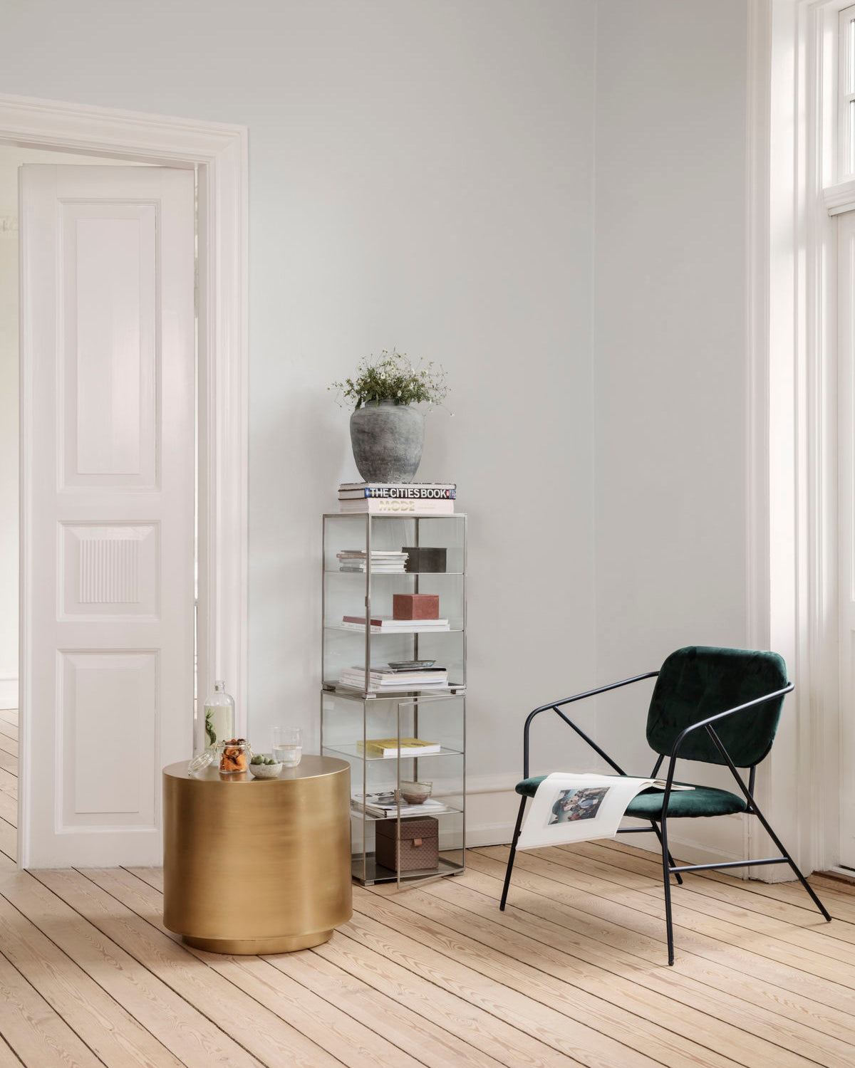 House Doctor Beistelltisch STEP messing | 50x50x45,5cm