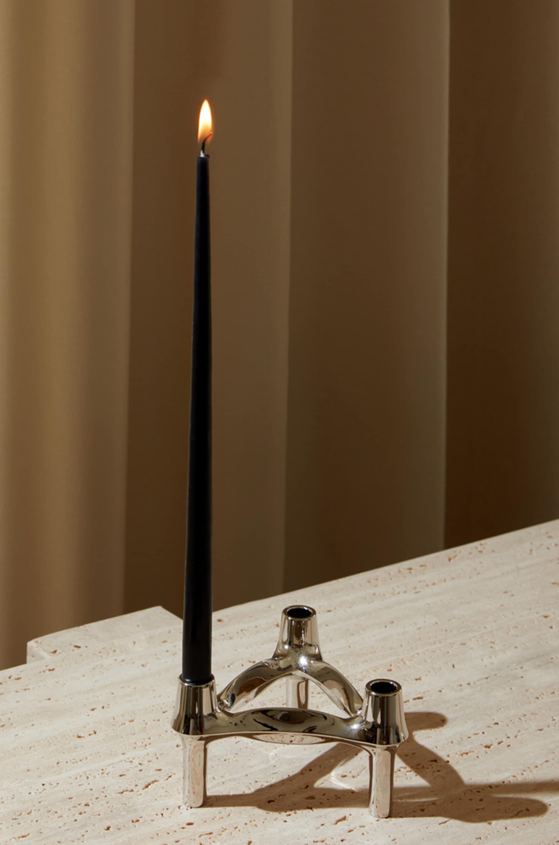 STOFF Nagel Taperkerzen von Ester&Erik Box mit 6 Stück schwarz