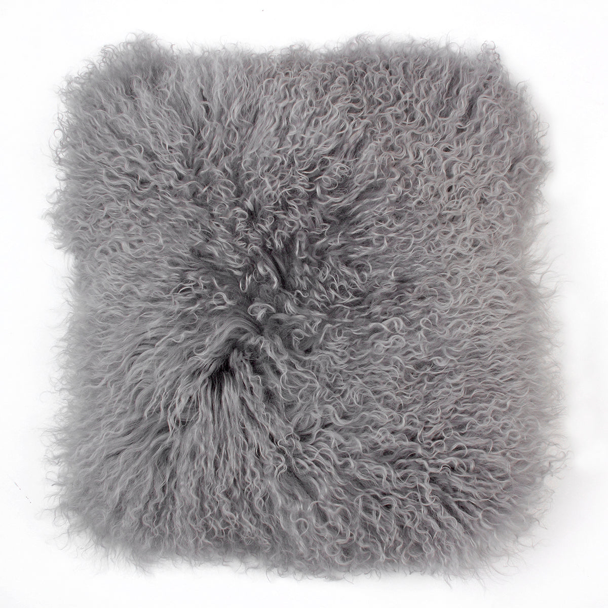 Fibre by Auskin Kissen Tibetlammfell Langhaar DOVE grau 40x40cm