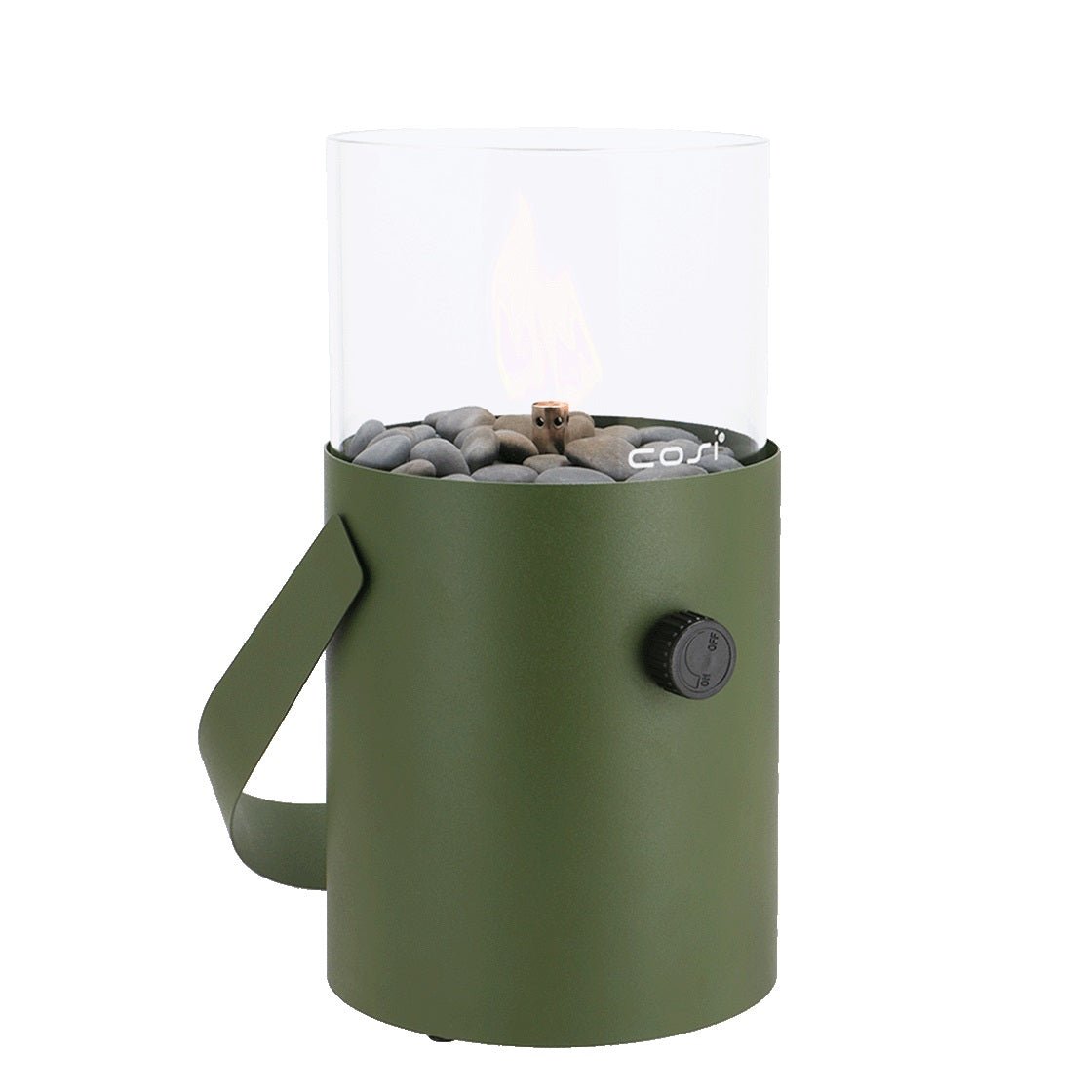 Cosifire Tischfeuer COSISCOOP Original moss green | Ø 16x30cm - Sir Henrys