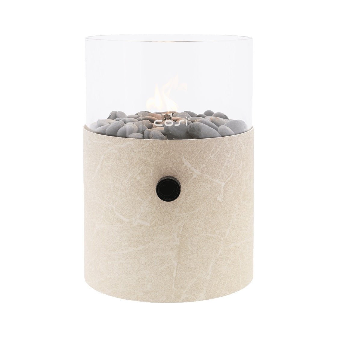 Cosifire Tischfeuer COSISCOOP XL marble stone | Ø 20,5x30cm - Sir Henrys