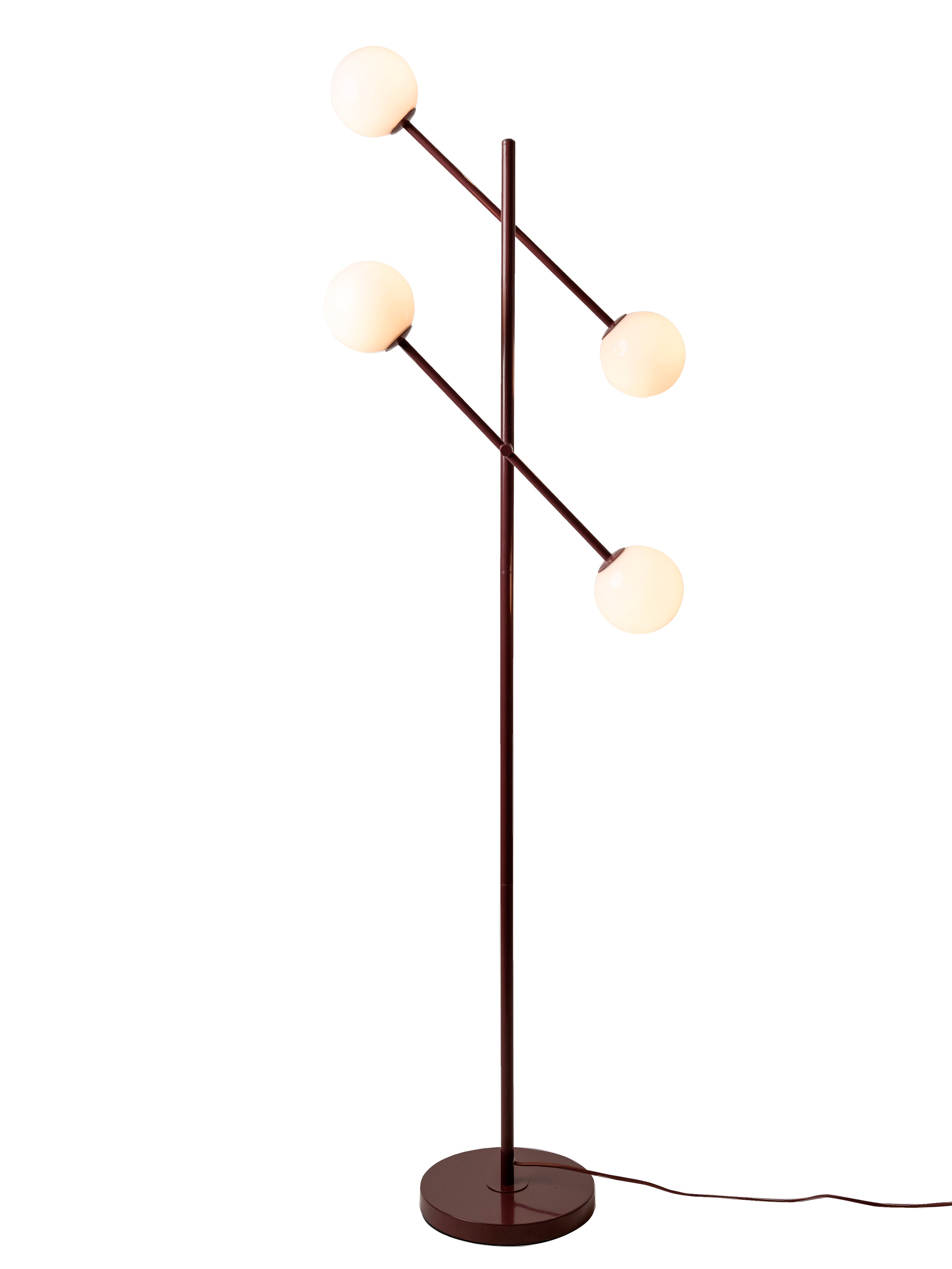 It's about RoMi Stehlampe COPENHAGEN burgund | 48x26x170cm
