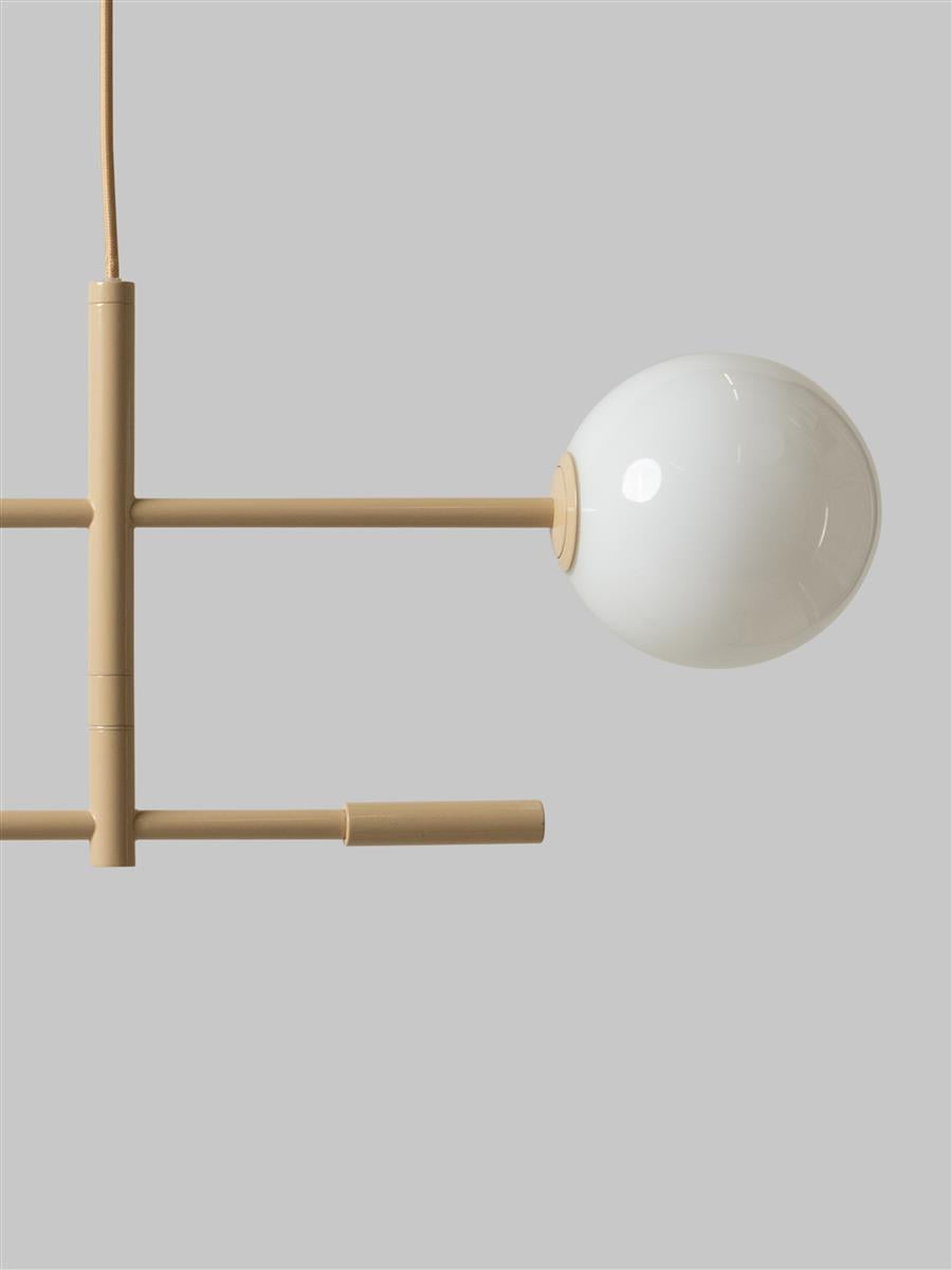 It's about RoMi Pendelleuchte COPENHAGEN beige | 97x13x215cm
