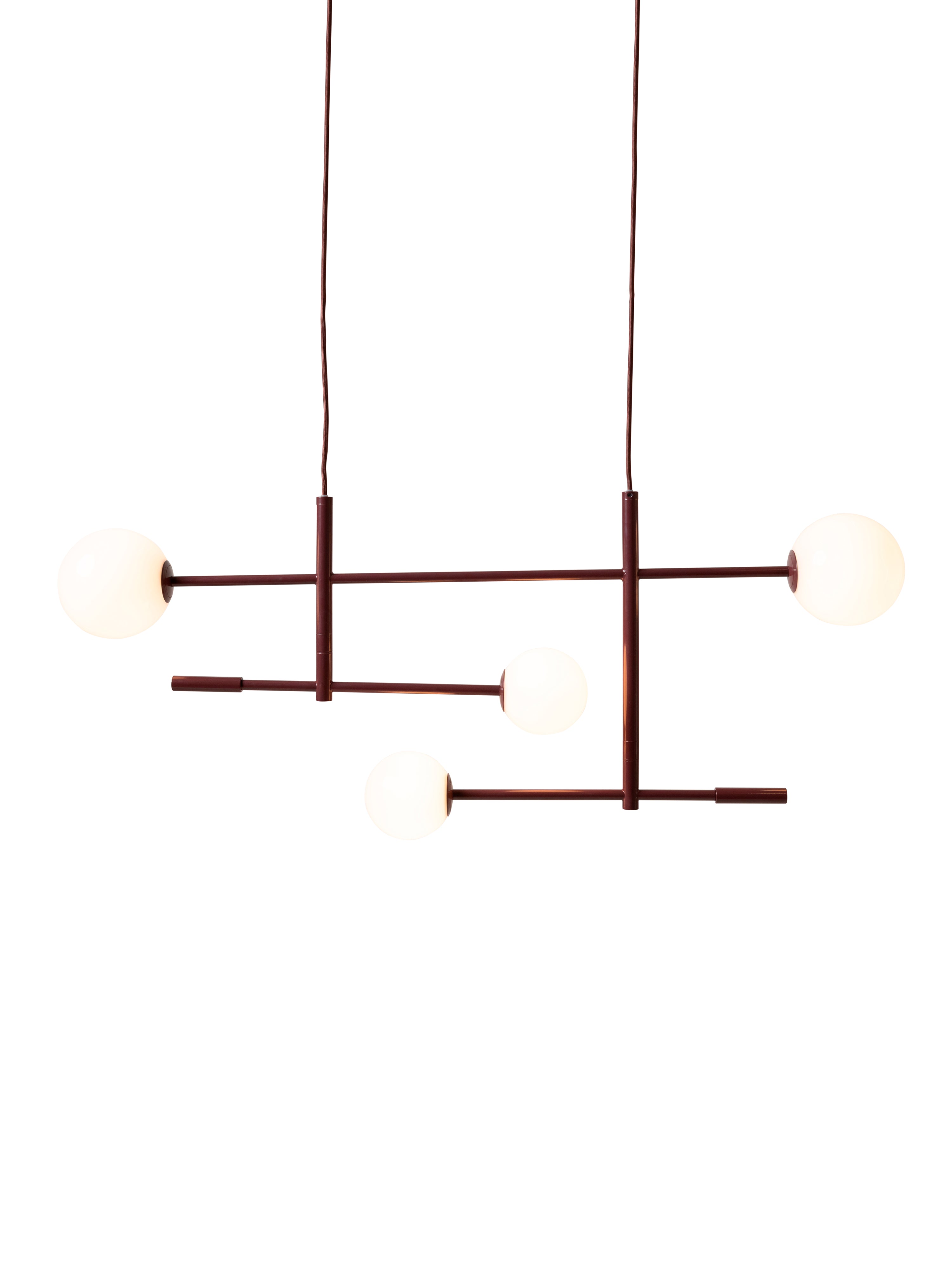 It's about RoMi Pendelleuchte COPENHAGEN burgund | 97x13x215cm