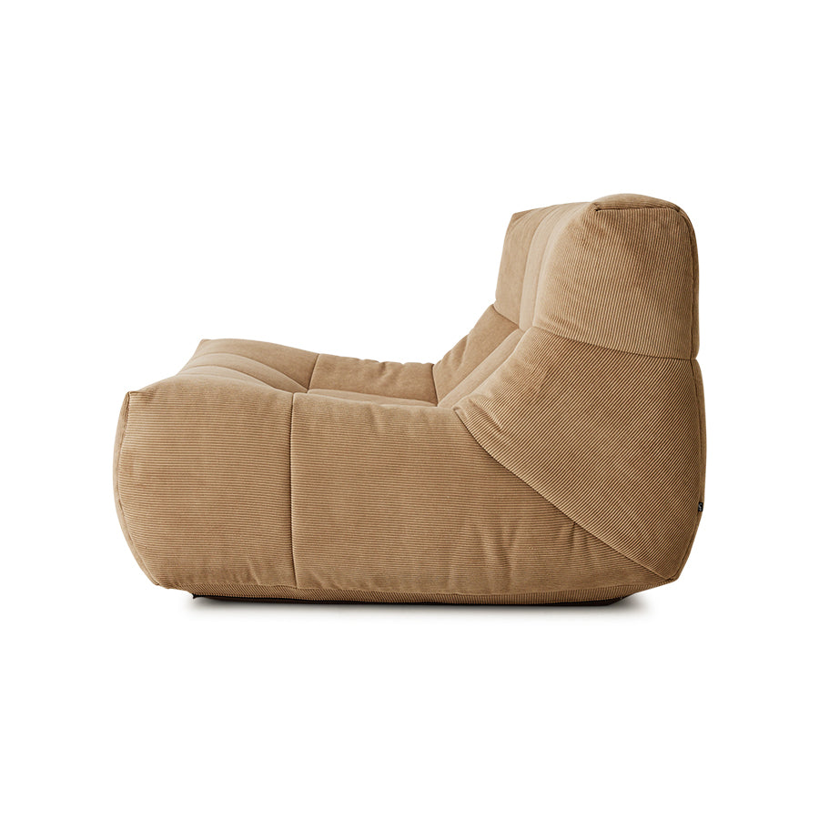 Hkliving LAZY LOUNGE CHAIR Cordsamt braun