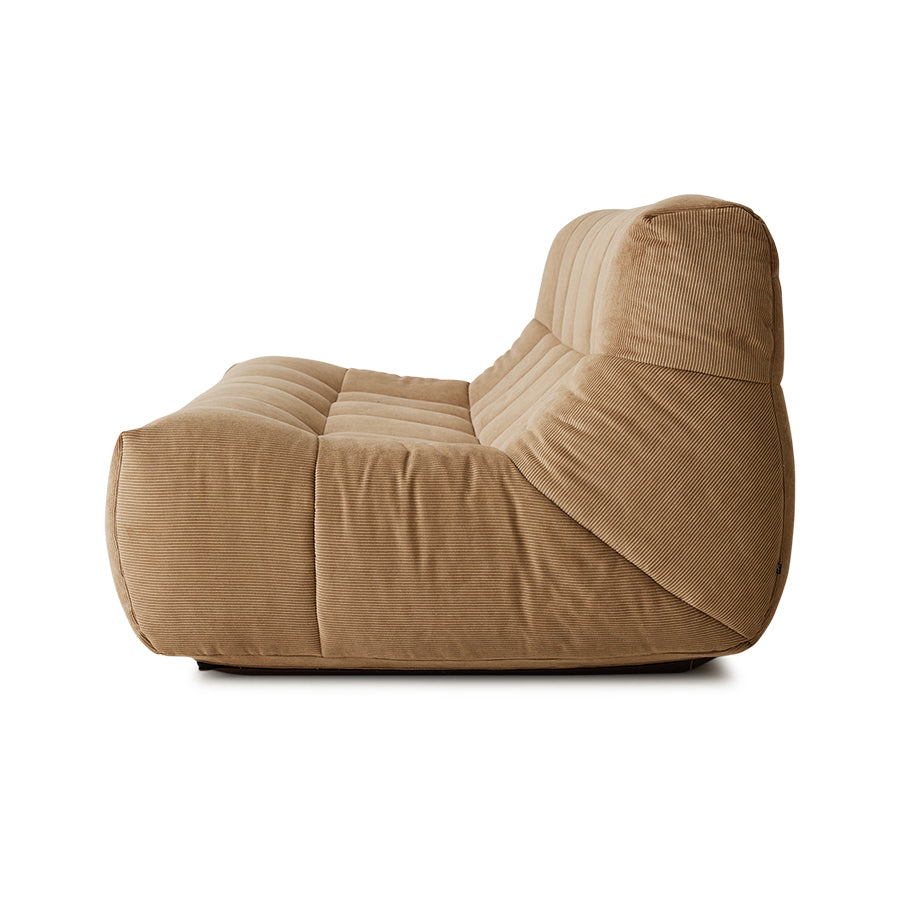 Hkliving LAZY LOUNGE BENCH Cordsamt braun