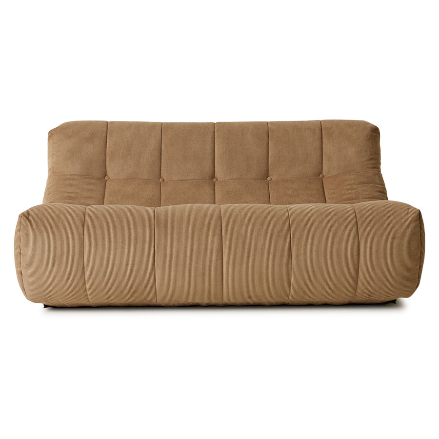 Hkliving LAZY LOUNGE BENCH Cordsamt braun