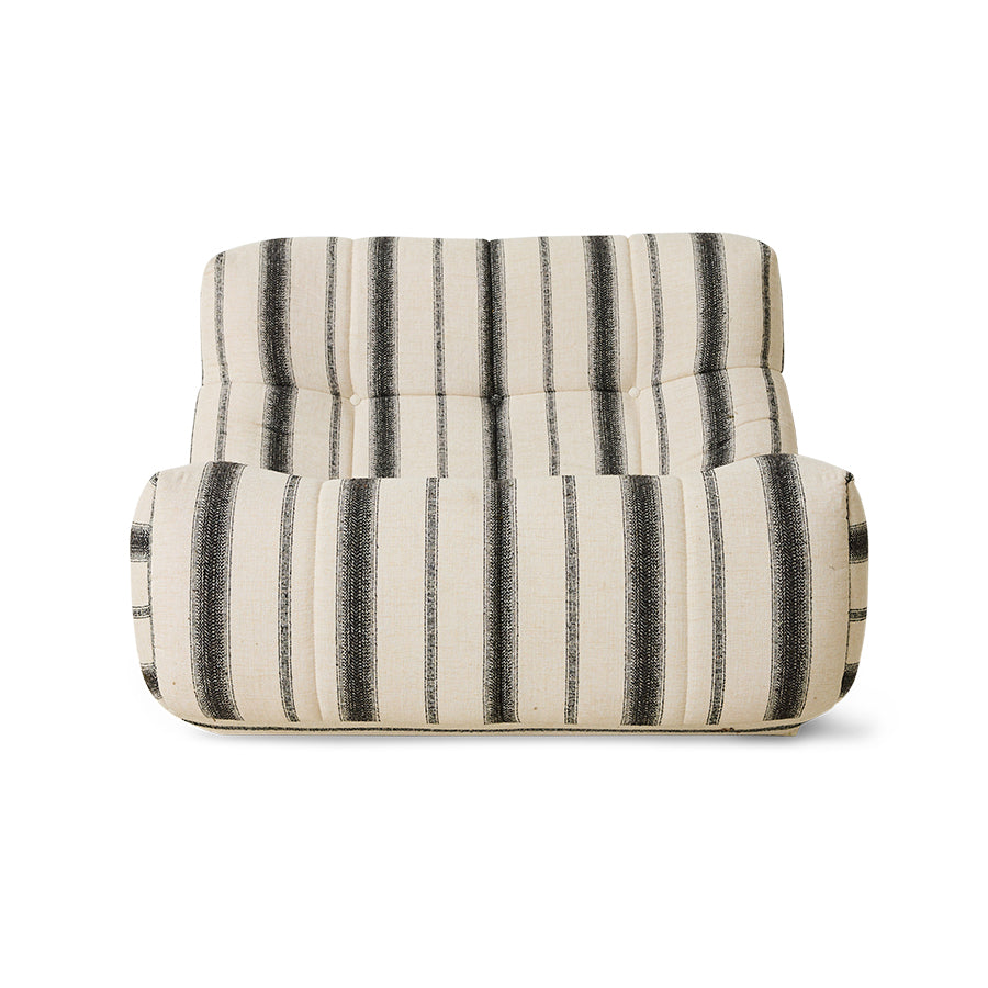 Hkliving LAZY LOUNGE CHAIR outdoor chalkstripe