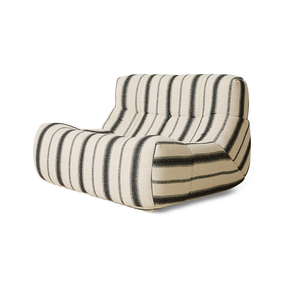 Hkliving LAZY LOUNGE CHAIR outdoor chalkstripe
