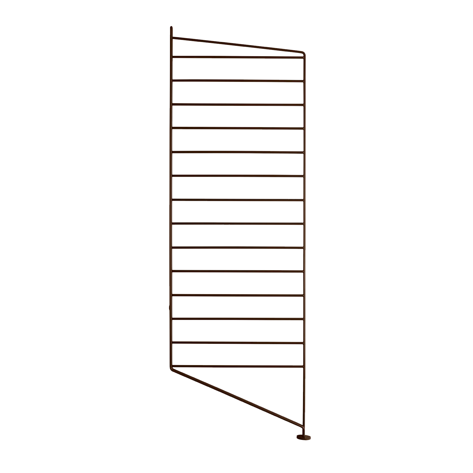 String Furniture Bodenleiter T30 x H85, Braun, 2er Pack