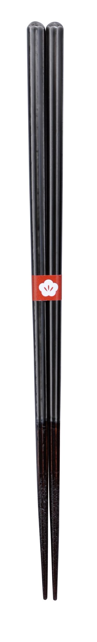 DiGRAFT Essstäbchen Chopsticks ISOSUKASHI KUROTSURUBAMI Black Japan | 23cm - Sir Henrys