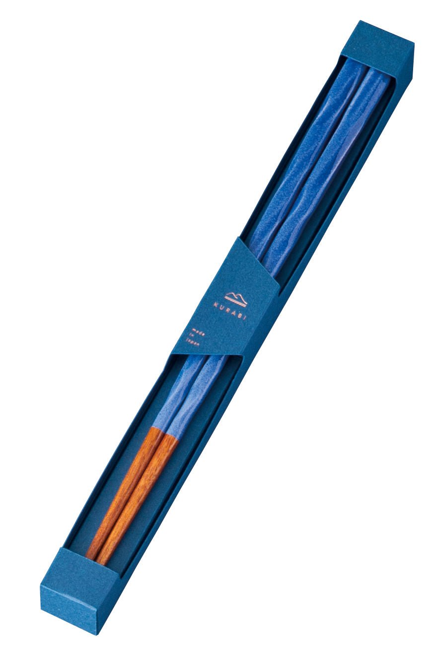 DiGRAFT Essstäbchen Chopsticks KURABI Navy Japan| 23cm - Sir Henrys