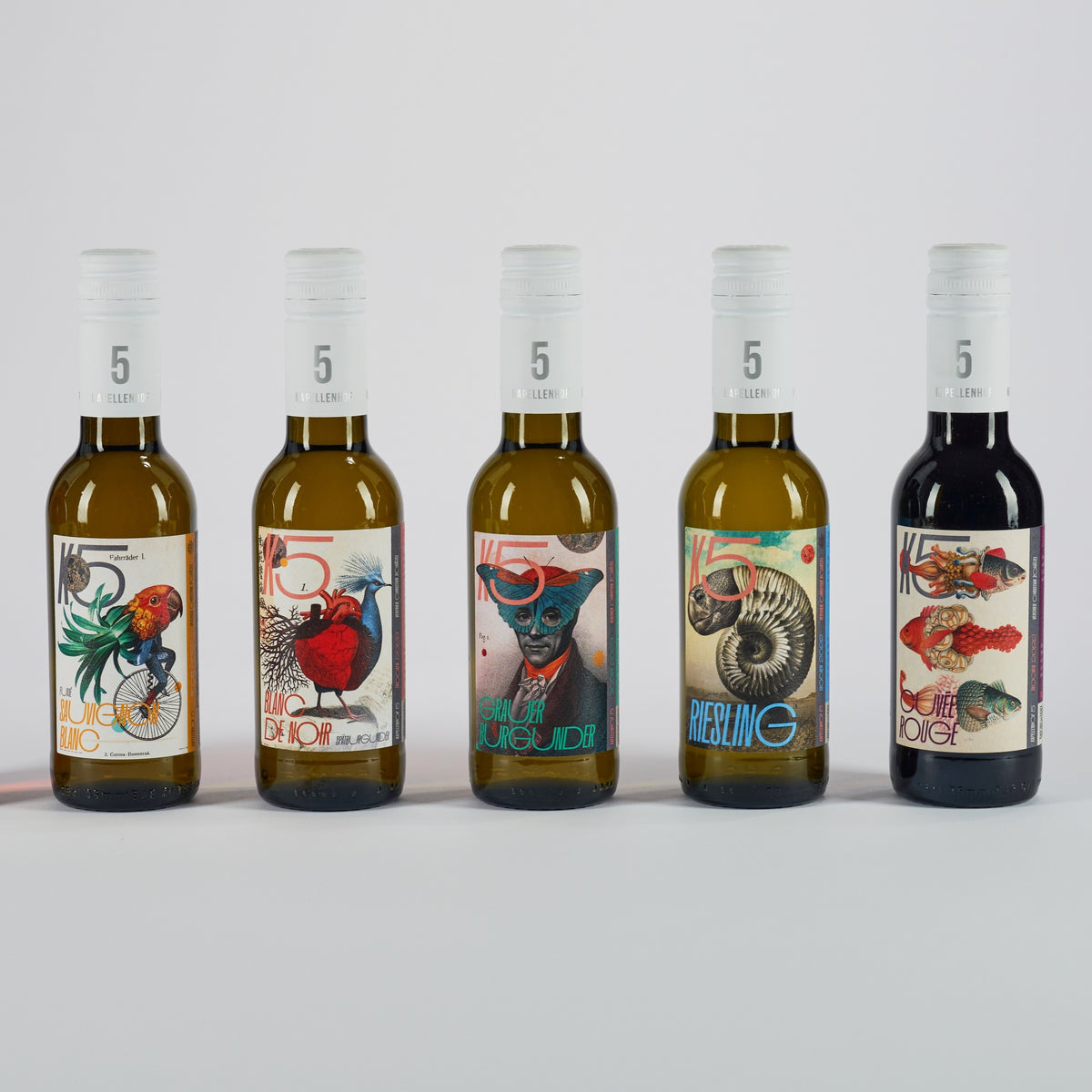 Kapellenhof 5 Wein KLEINE WEINREISE 5er Set