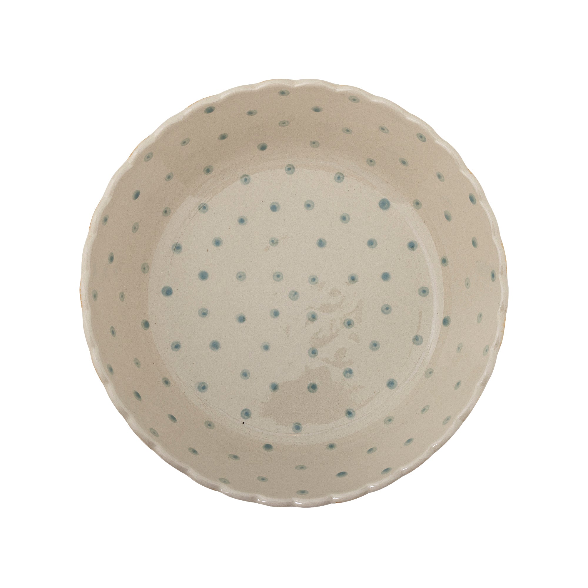 Bloomingville Schale CHIPS gelb gestreift | Ø24x7cm