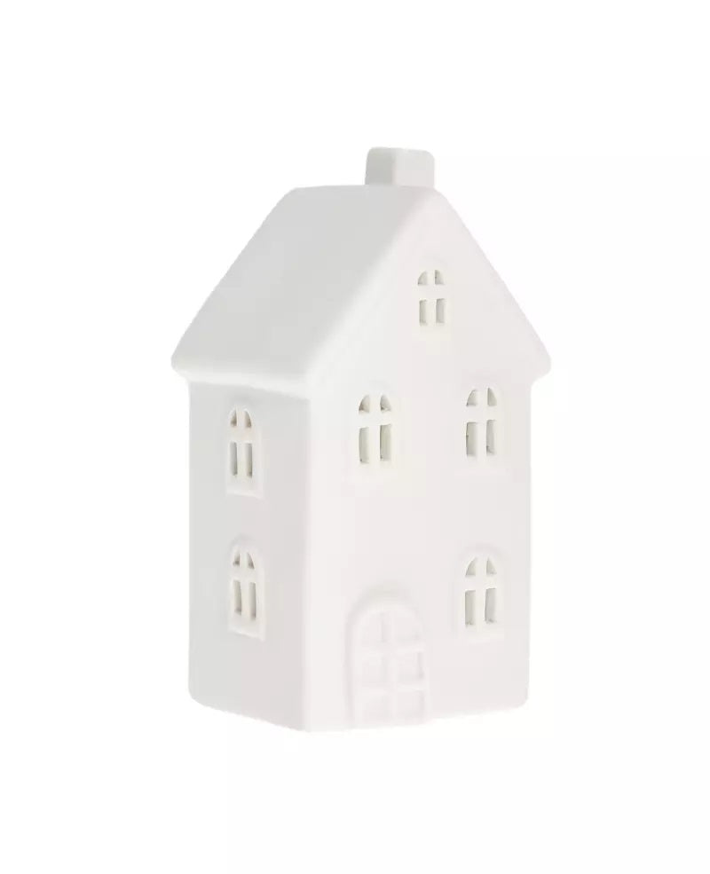 Storefactory Dekorationshaus BYN Nr. 10 Keramik weiß | 8x6x16 cm