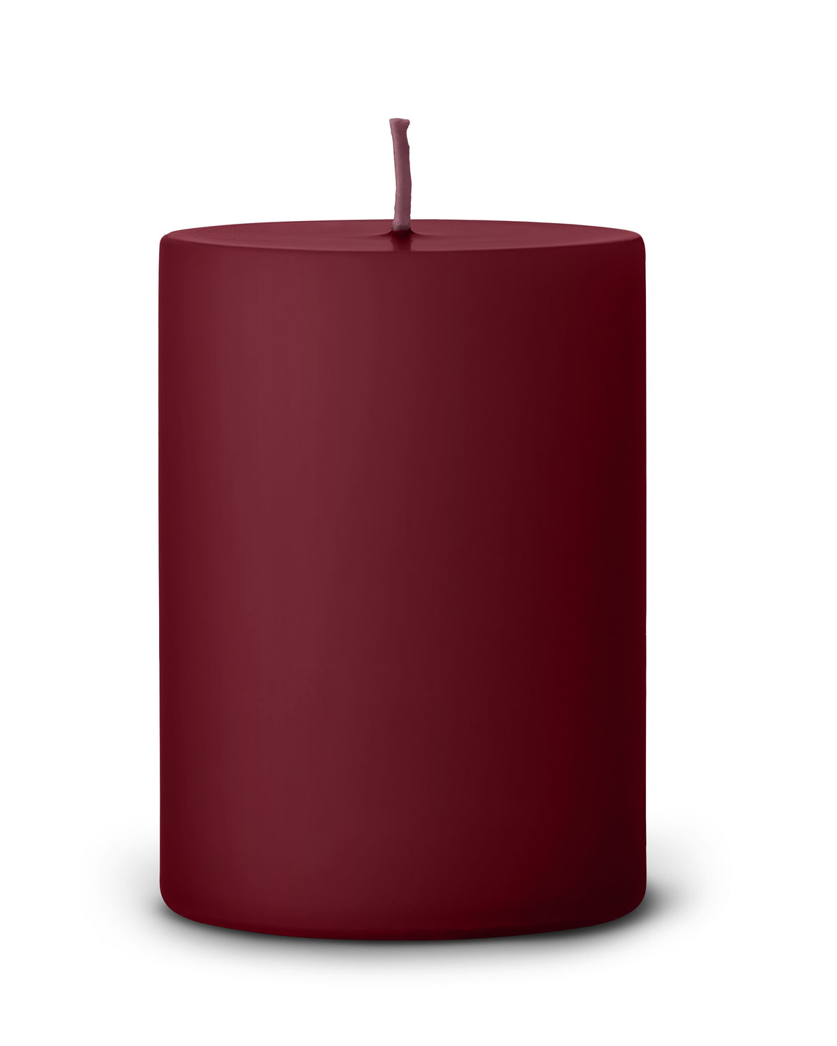 STOFF Nagel Stumpenkerze von Ester & Erik 44/2 deep wine | Ø7x10 cm