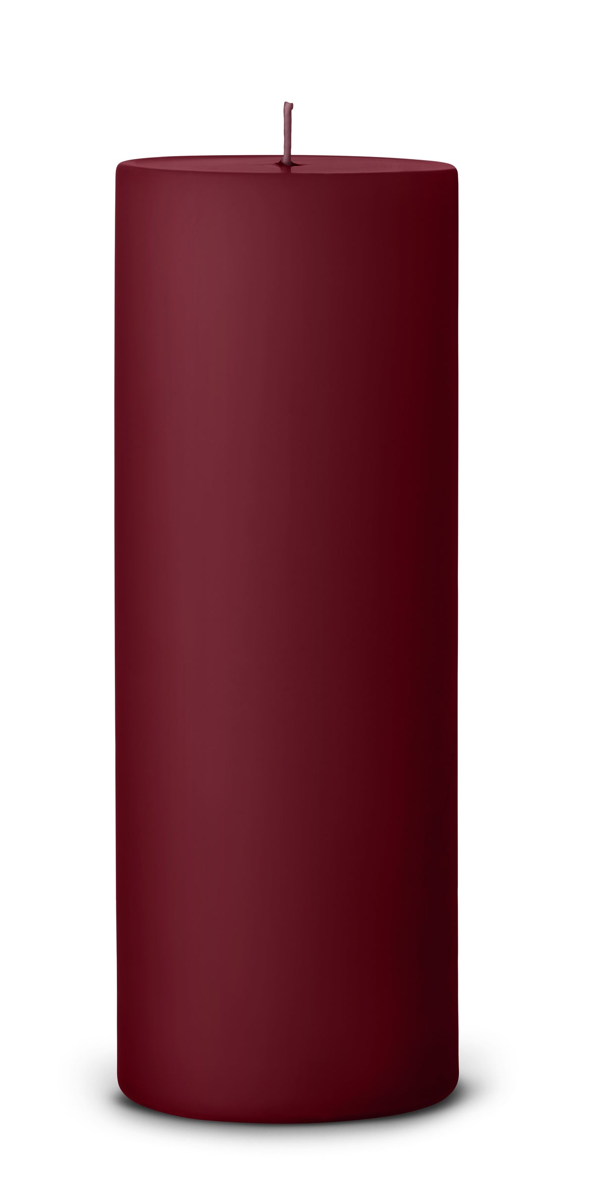 STOFF Nagel Stumpenkerze von Ester & Erik 44/2 deep wine | Ø7x20 cm
