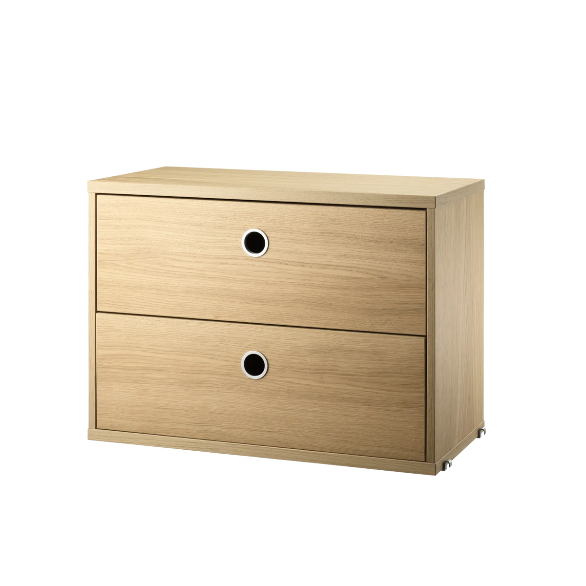 String Furniture Schubladenschrank B58 x T30 x H42, Eiche