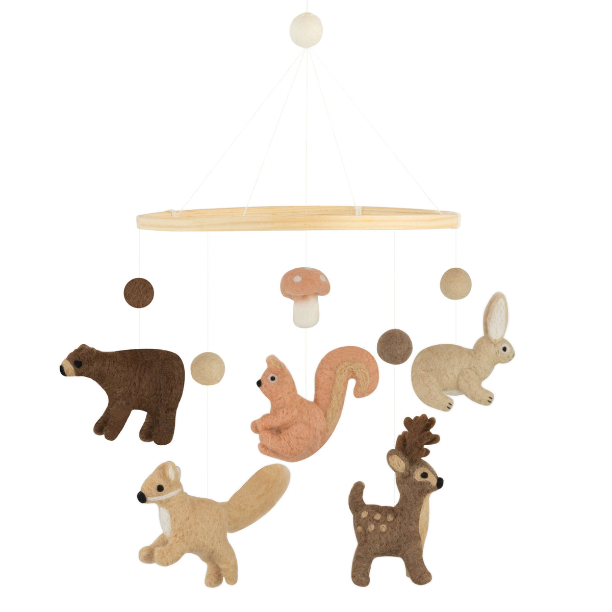 Baby Bello Mobile FOREST bunt | Ø30cm