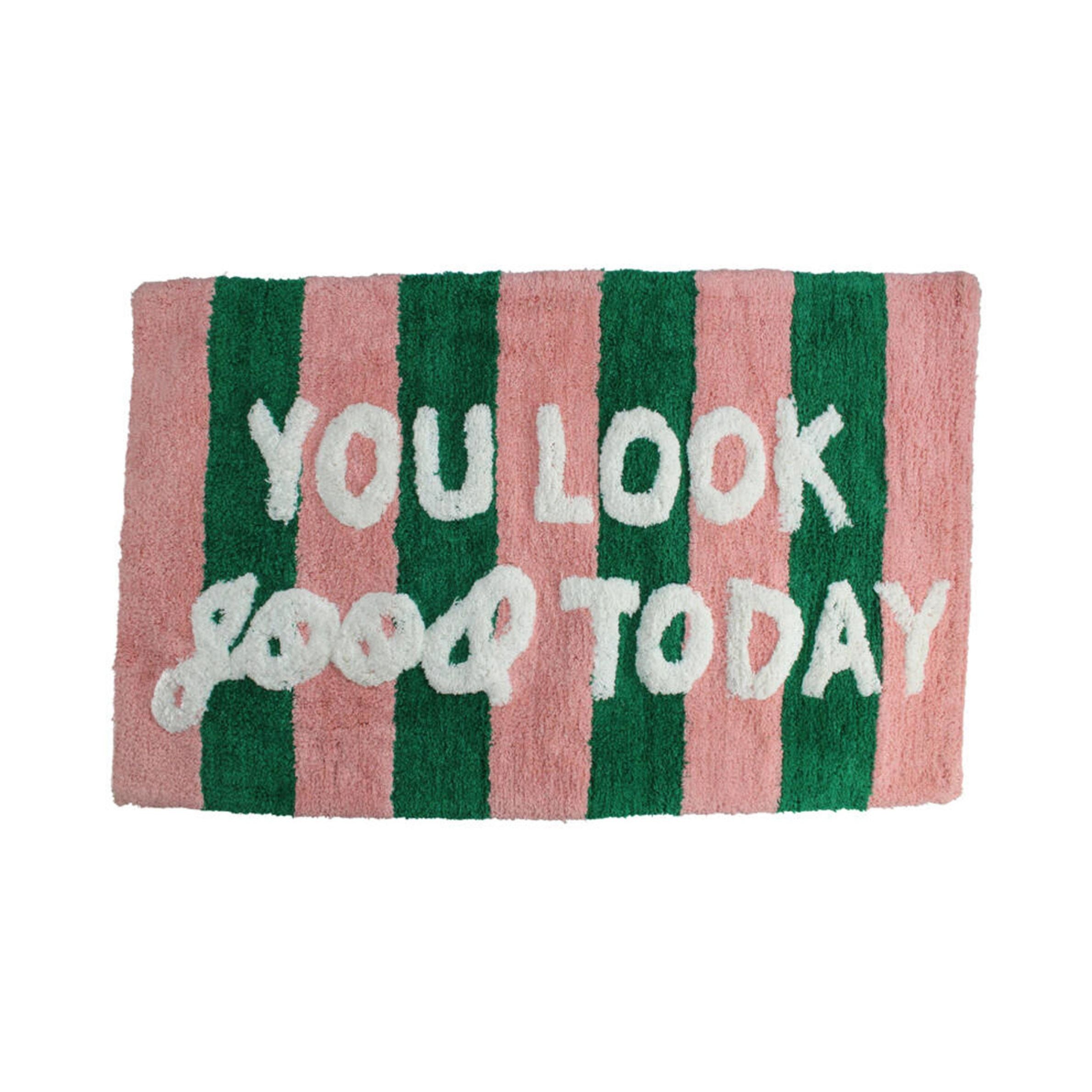 Kersten Badematte YOU LOOK GOOD mehrfarbig | 50x80 cm