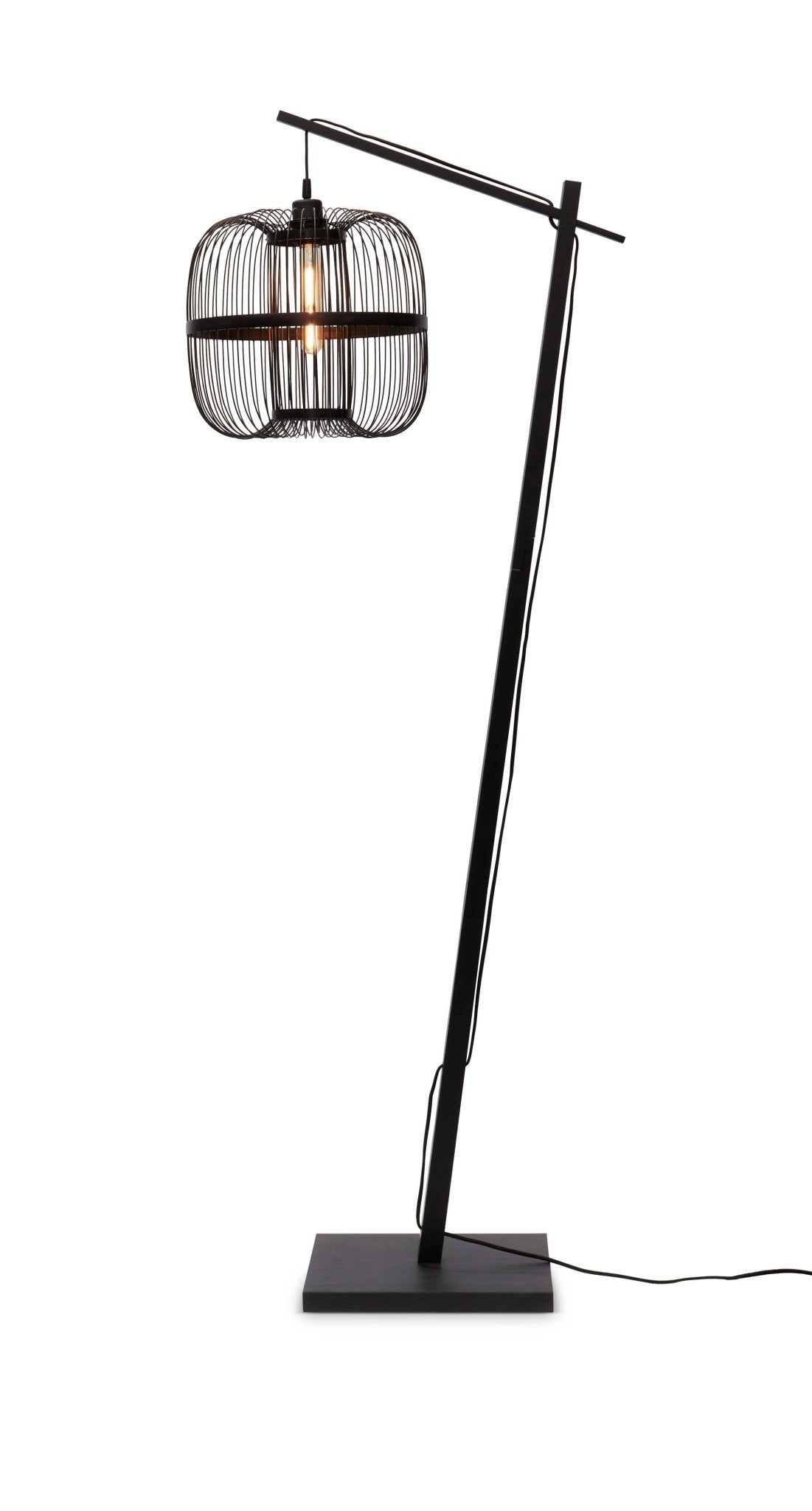 Good&Mojo Stehlampe HOKKAIDO schwarz | 63x36x176cm - Sir Henrys