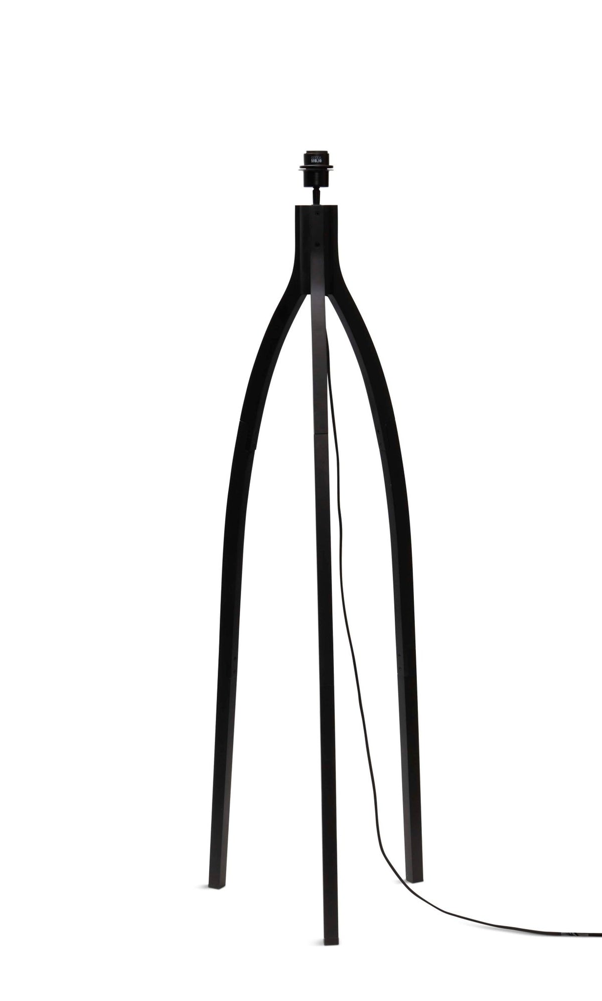 Good&Mojo Stehlampe JAVA schwarz | 50x50x145cm - Sir Henrys