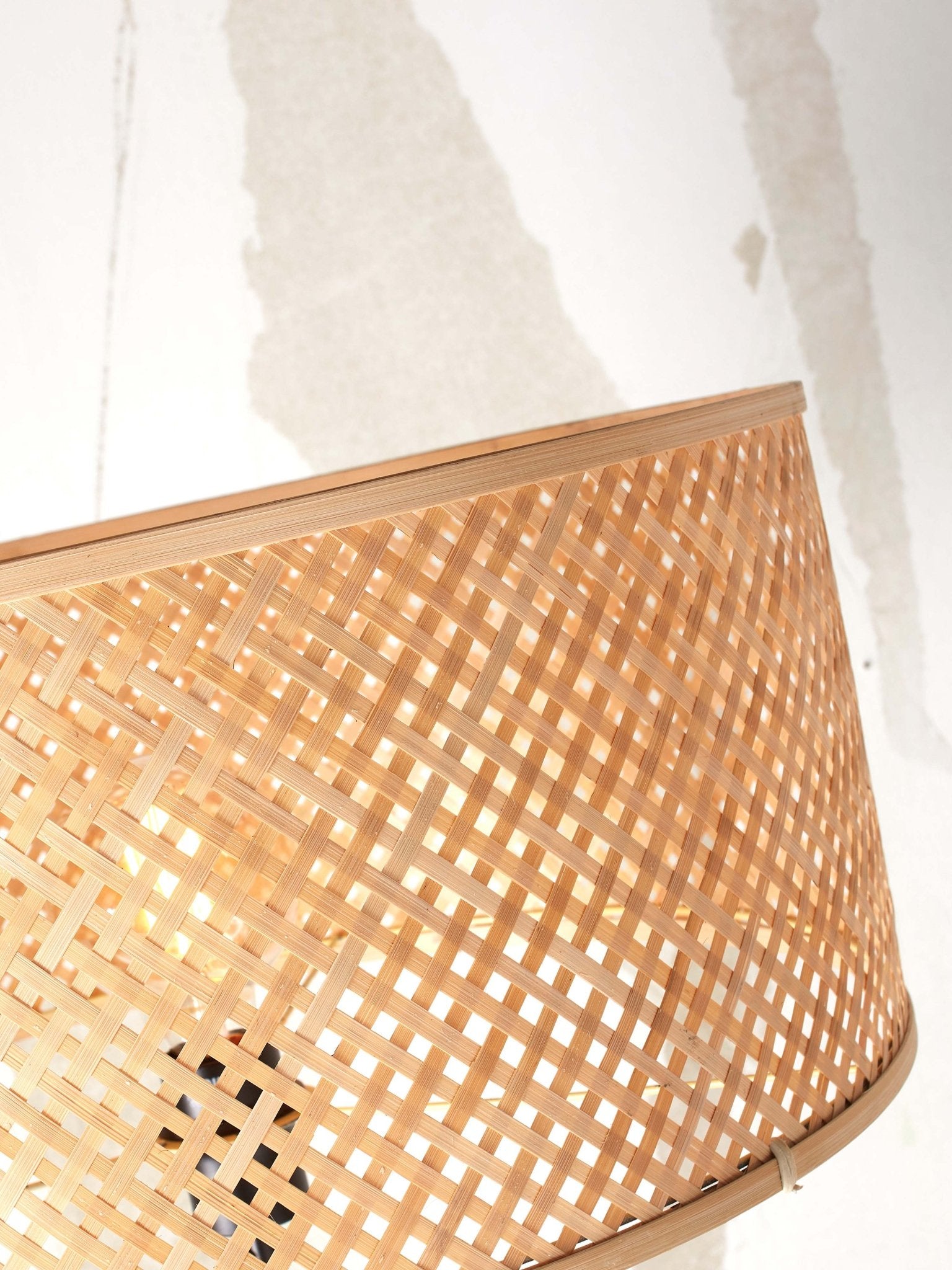 Good&Mojo Tischlampe JAVA braun | 20x20x40cm - Sir Henrys
