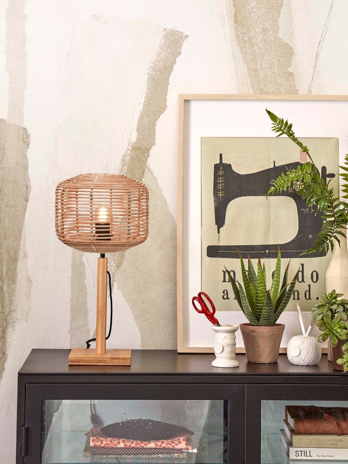 Good&Mojo Tischlampe TANAMI braun | 25x25x40cm - Sir Henrys