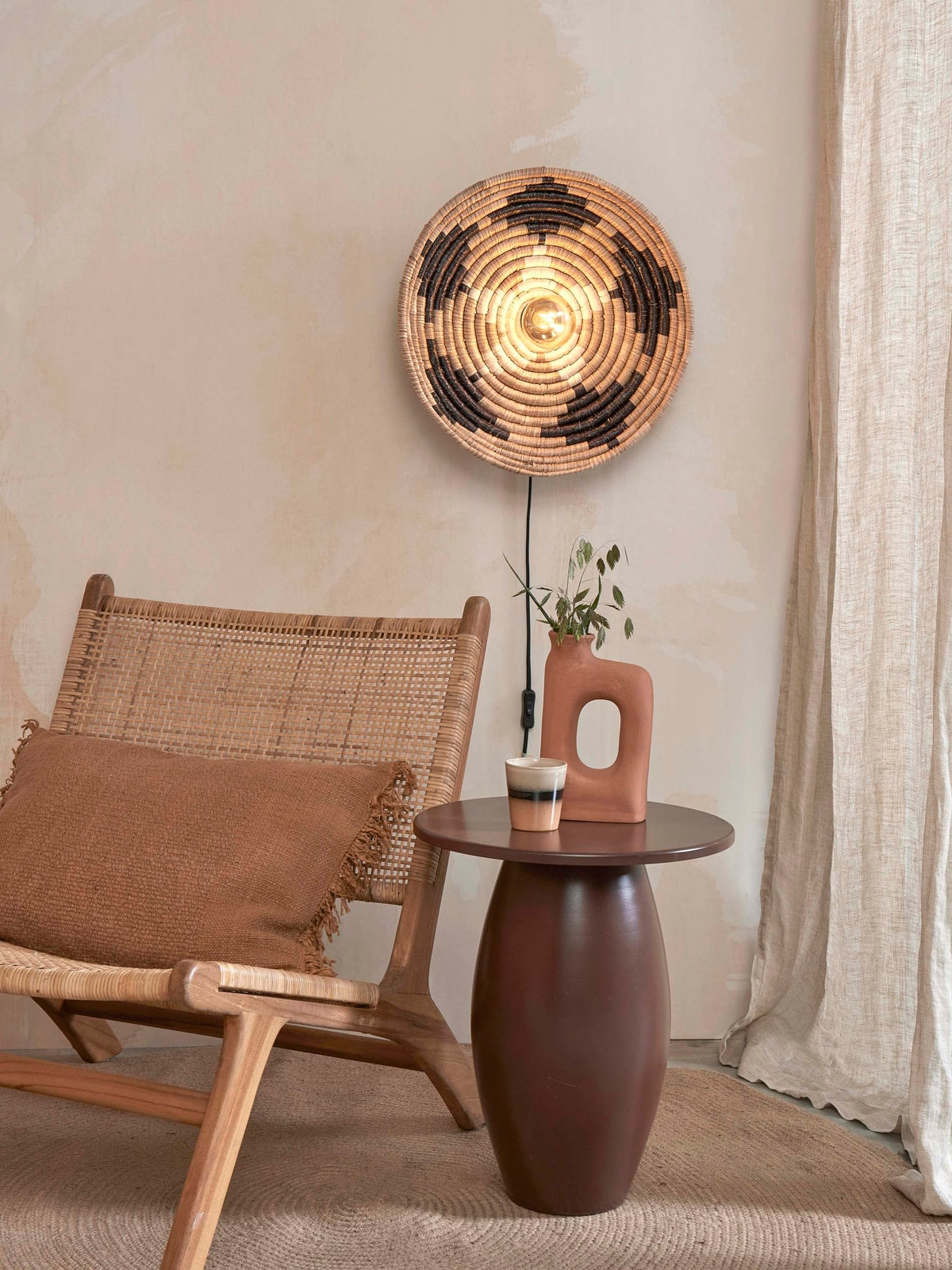Good&Mojo Wandleuchte ANDROS mehrfarbig | 45x6x45cm - Sir Henrys