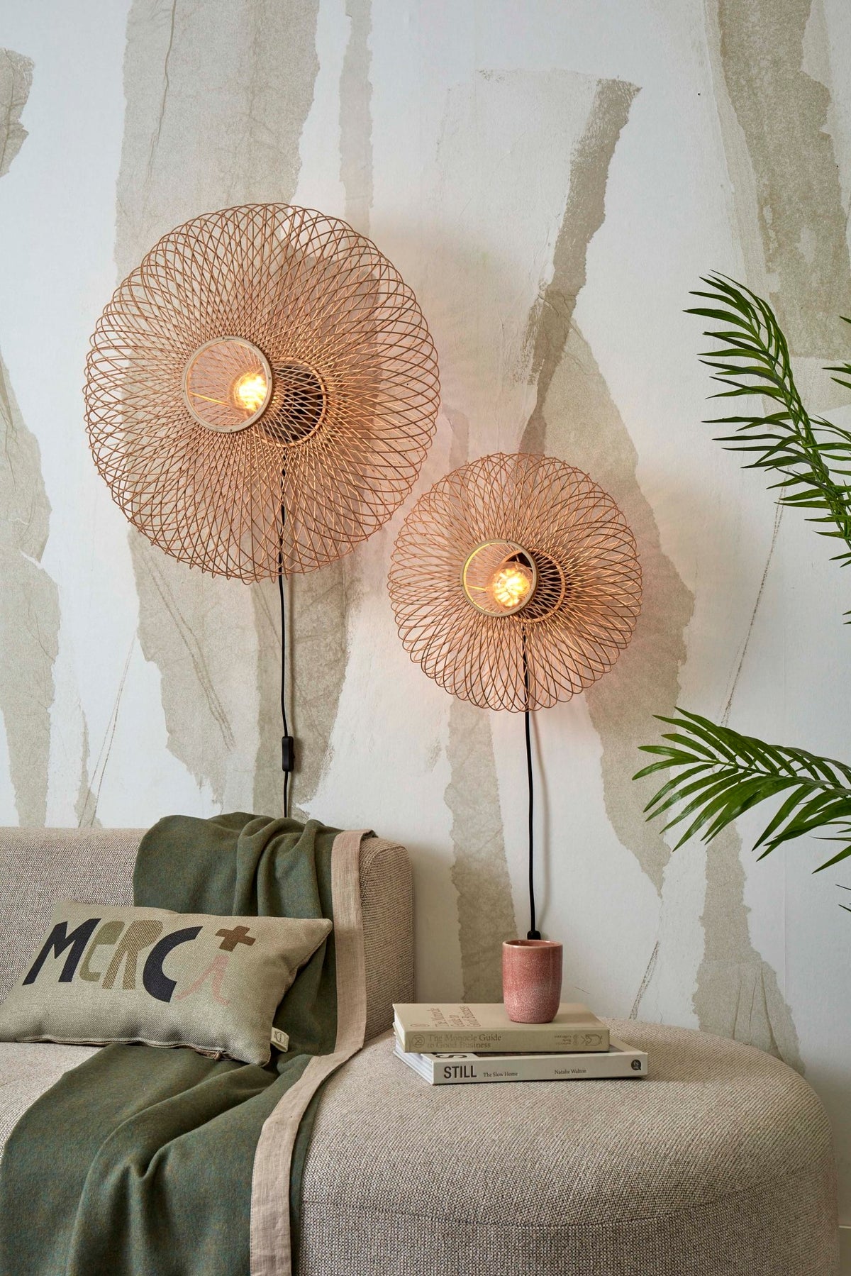 Good&Mojo Wandleuchte CANGO braun | 40x20x40cm - Sir Henrys