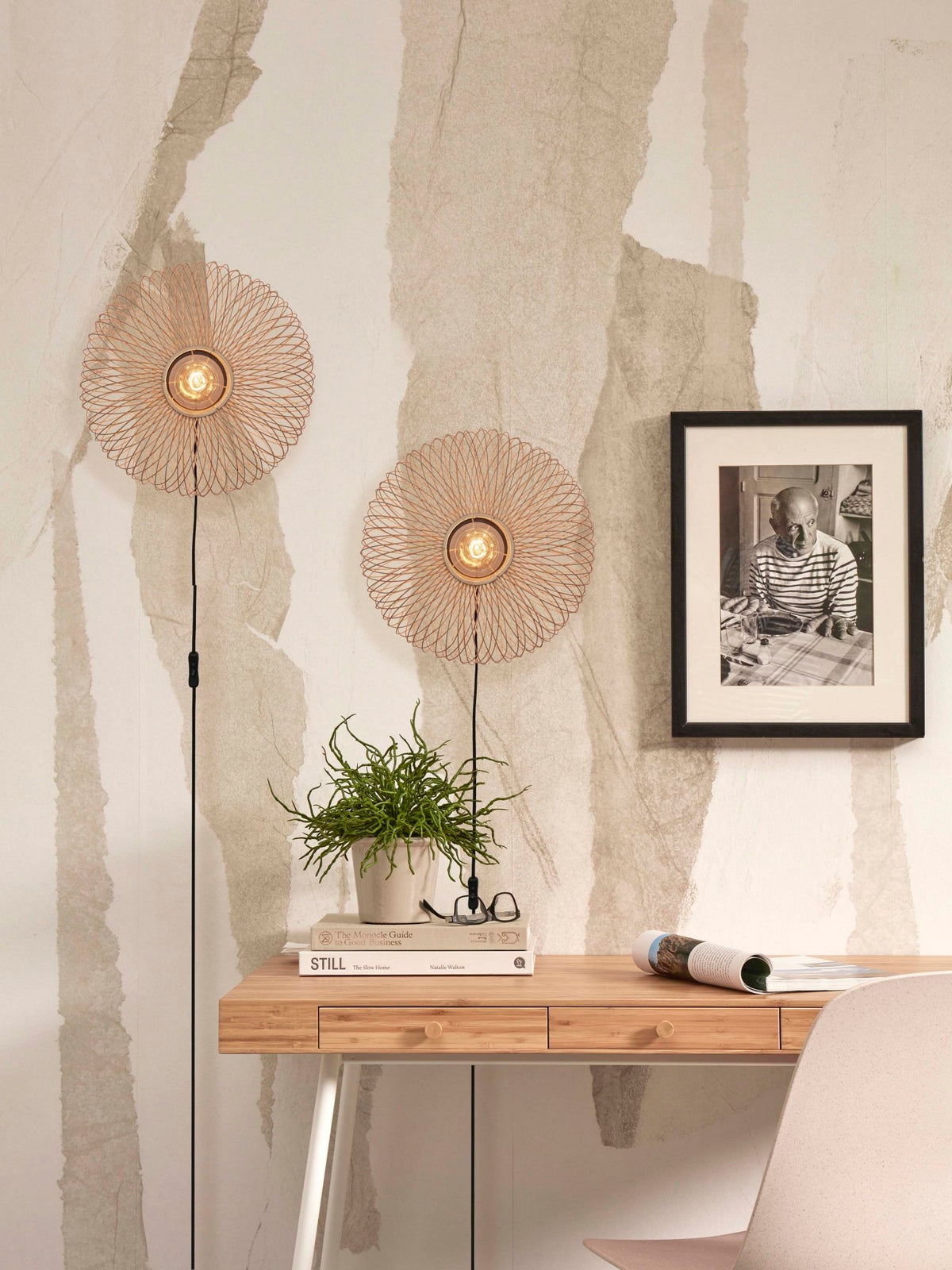 Good&Mojo Wandleuchte CANGO braun | 40x20x40cm - Sir Henrys