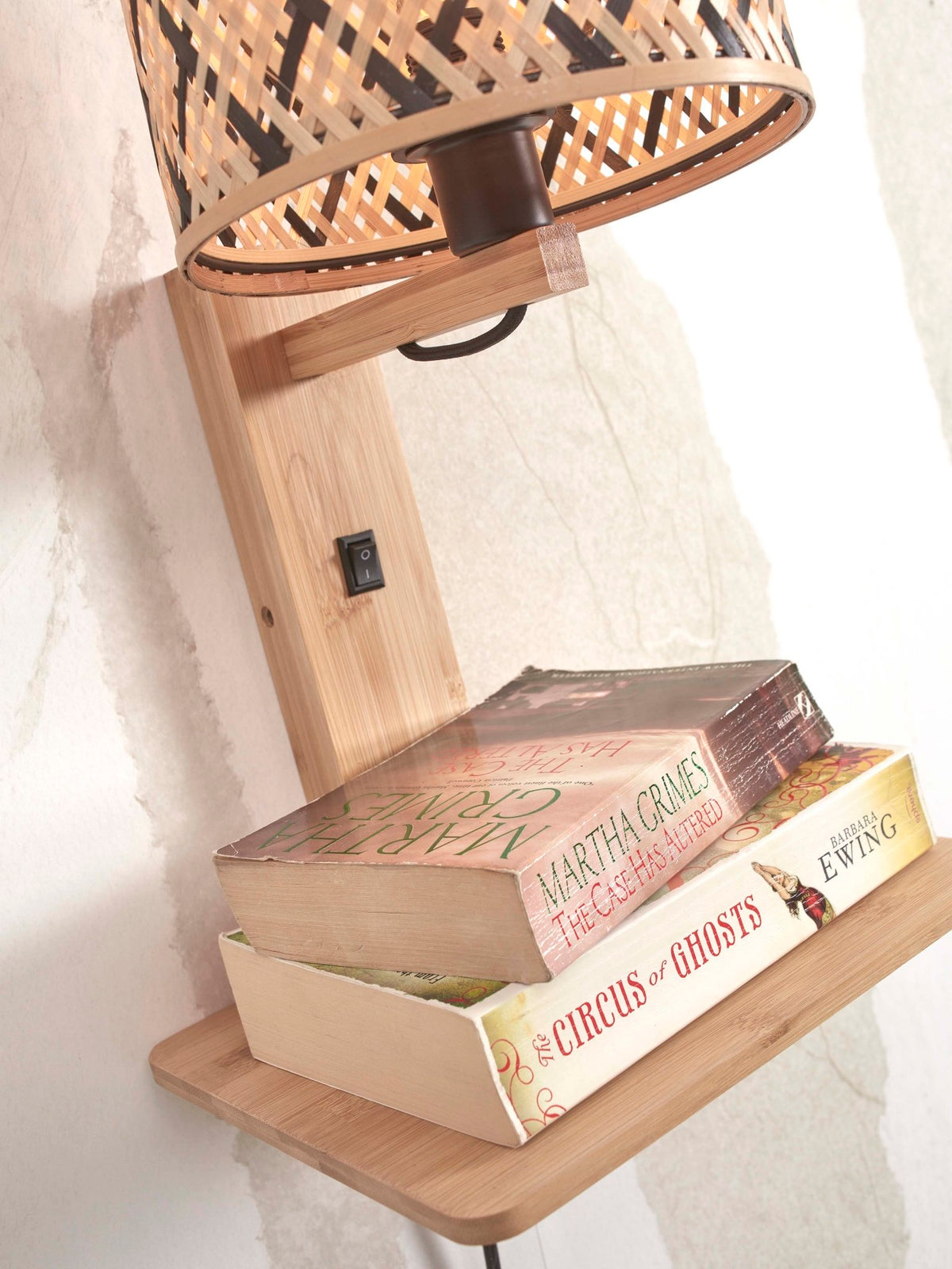 Good&Mojo Wandleuchte JAVA braun | 30x22x52cm - Sir Henrys