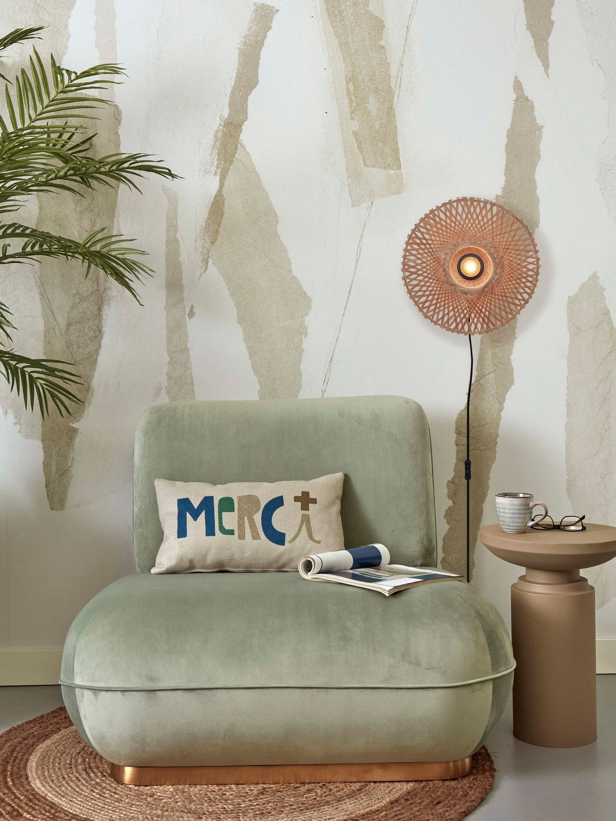 Good&Mojo Wandleuchte KALIMANTAN braun | 30x8x30cm - Sir Henrys