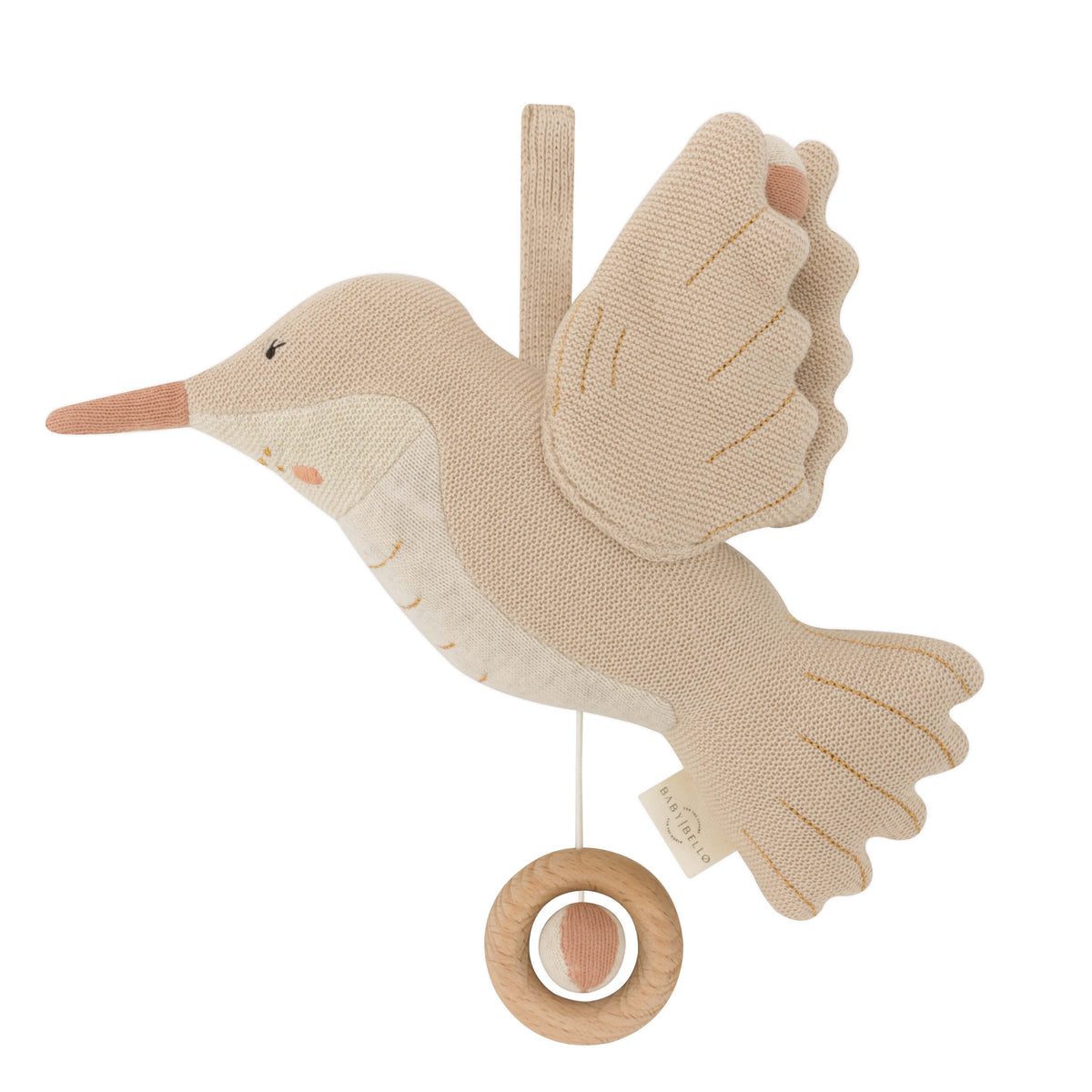 Baby Bello Spieluhr HALEY THE HUMINGBIRD rose