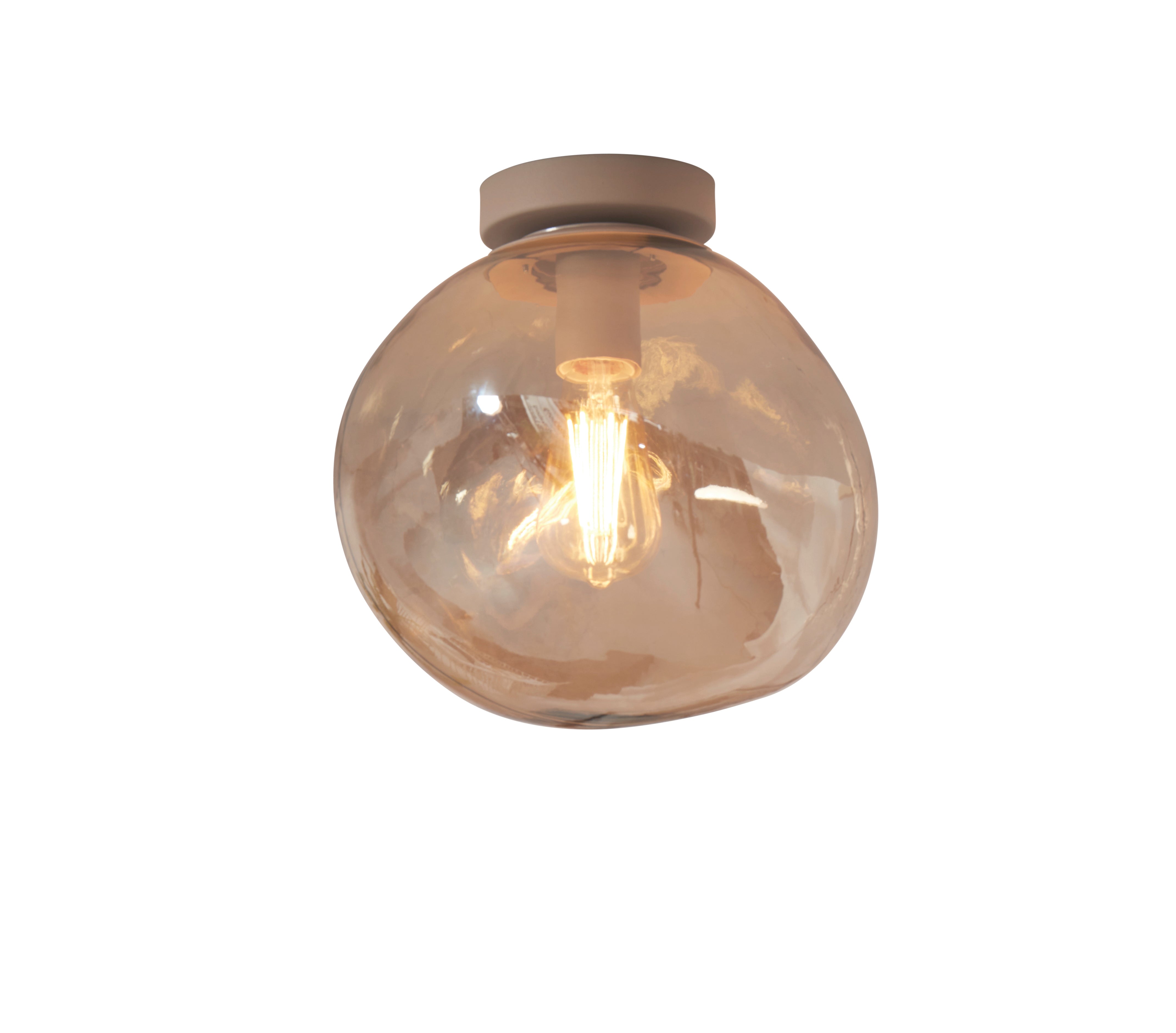 It's about RoMi Deckenlampe HELSINKI Bernstein | 26x26x28cm