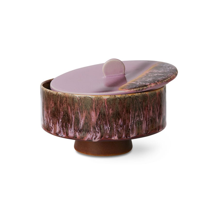HKliving Aufbewahrungsdose BLAST Bonbon 70's bunt | Ø 14cm H 10cm - Sir Henrys