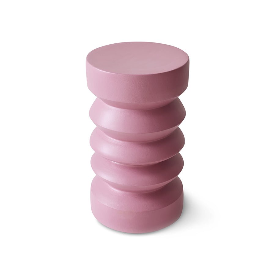 HKliving Beistelltisch ROUGE pink | Ø23x41cm - Sir Henrys