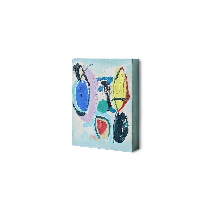HKliving Bild CREATIVE ZONE Pocket exhibit bunt | 19,5x26x5cm - Sir Henrys