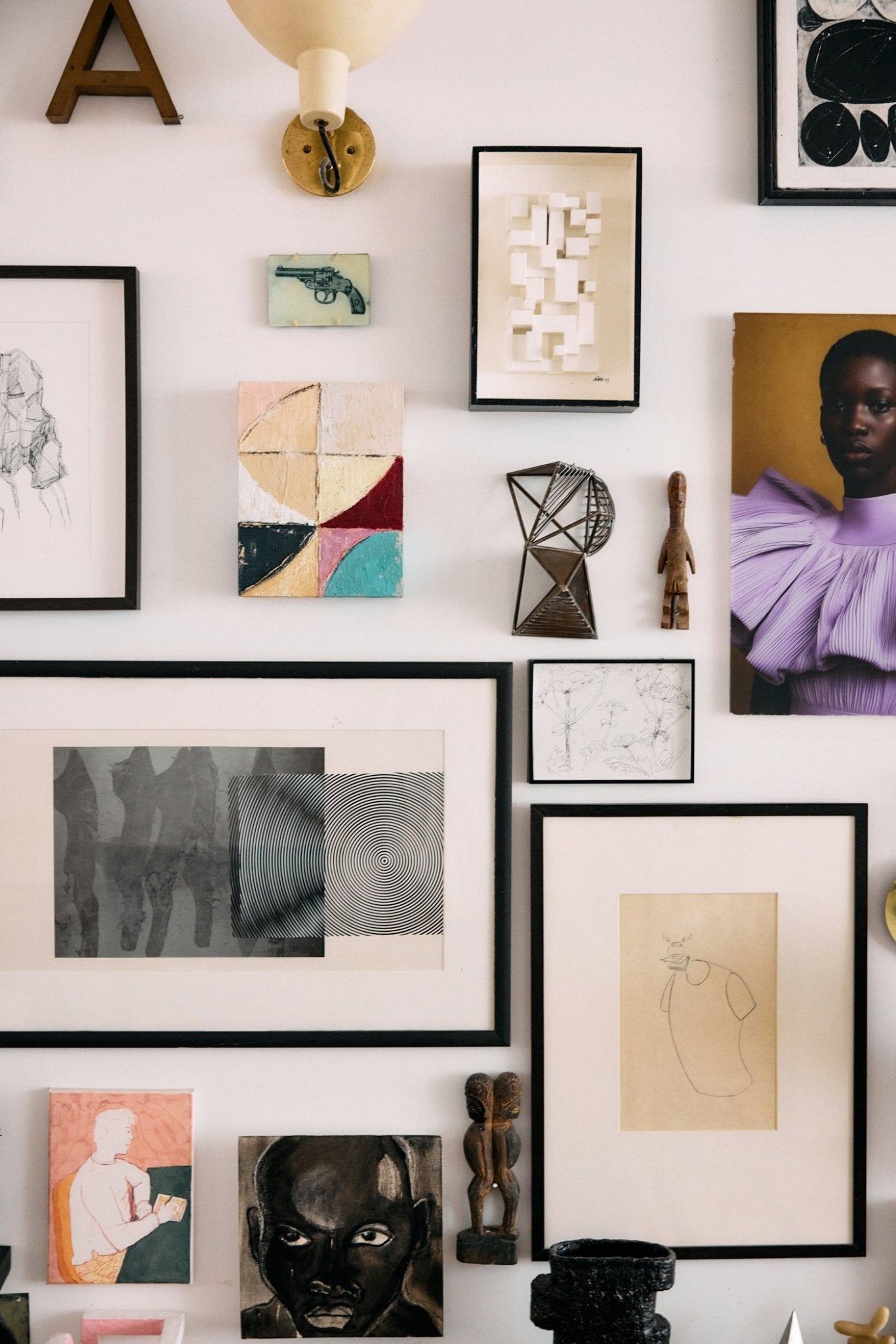 HKliving Bild PALETTE Pocket exhibit bunt | 20x26x5cm - Sir Henrys
