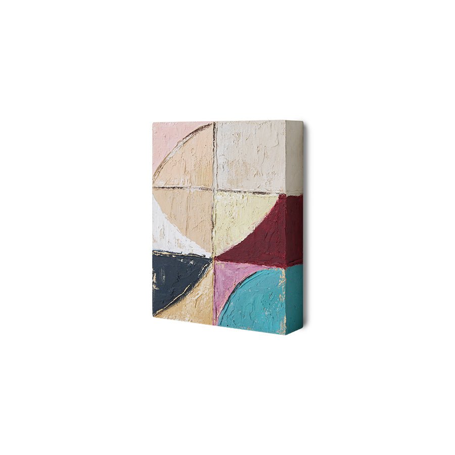 HKliving Bild PALETTE Pocket exhibit bunt | 20x26x5cm - Sir Henrys