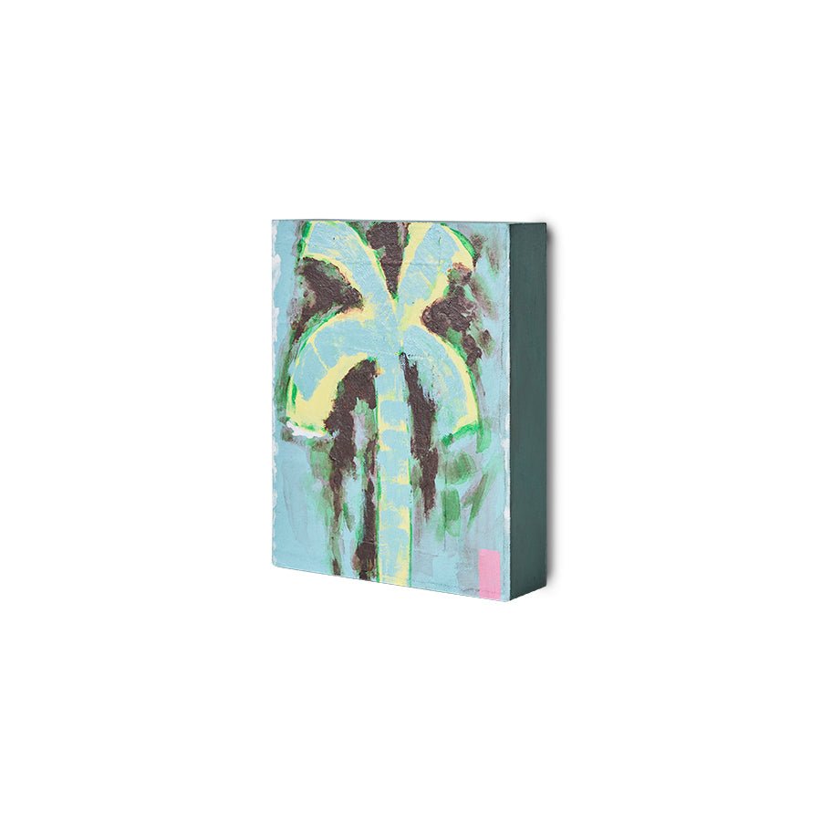 HKliving Bild PALMATE Pocket exhibit mint | 16x20x4cm - Sir Henrys