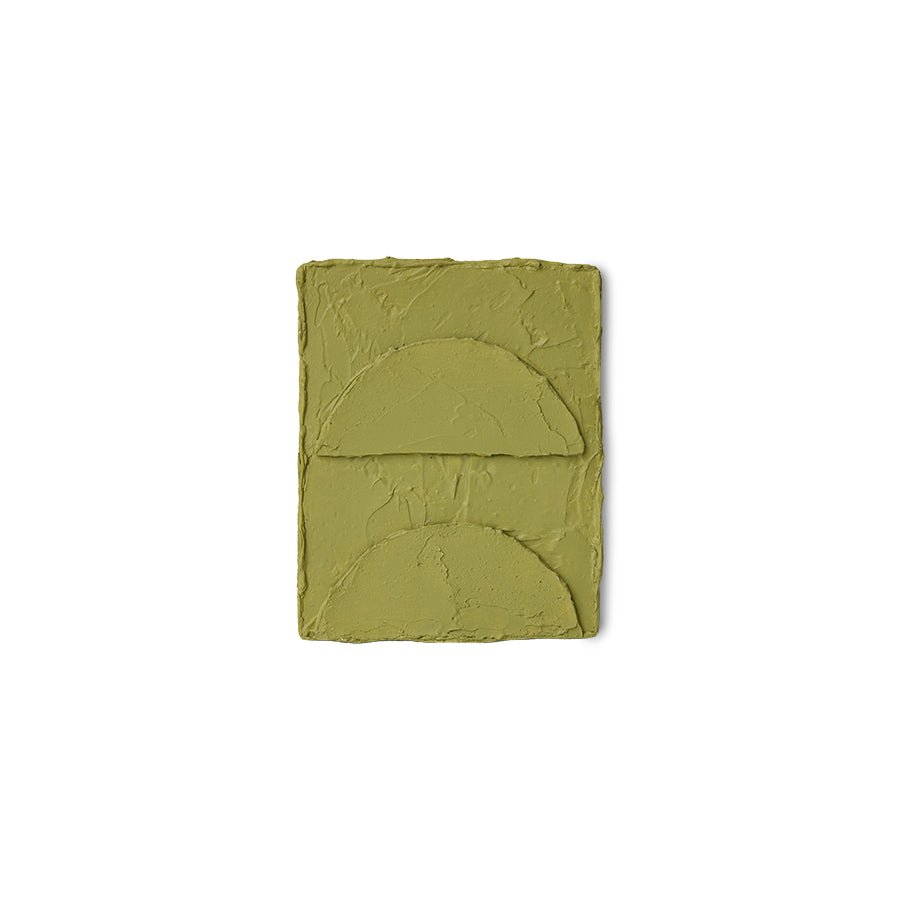 HKliving Bild VERDANT Pocket exhibit olivgrün | 19x24x7cm - Sir Henrys