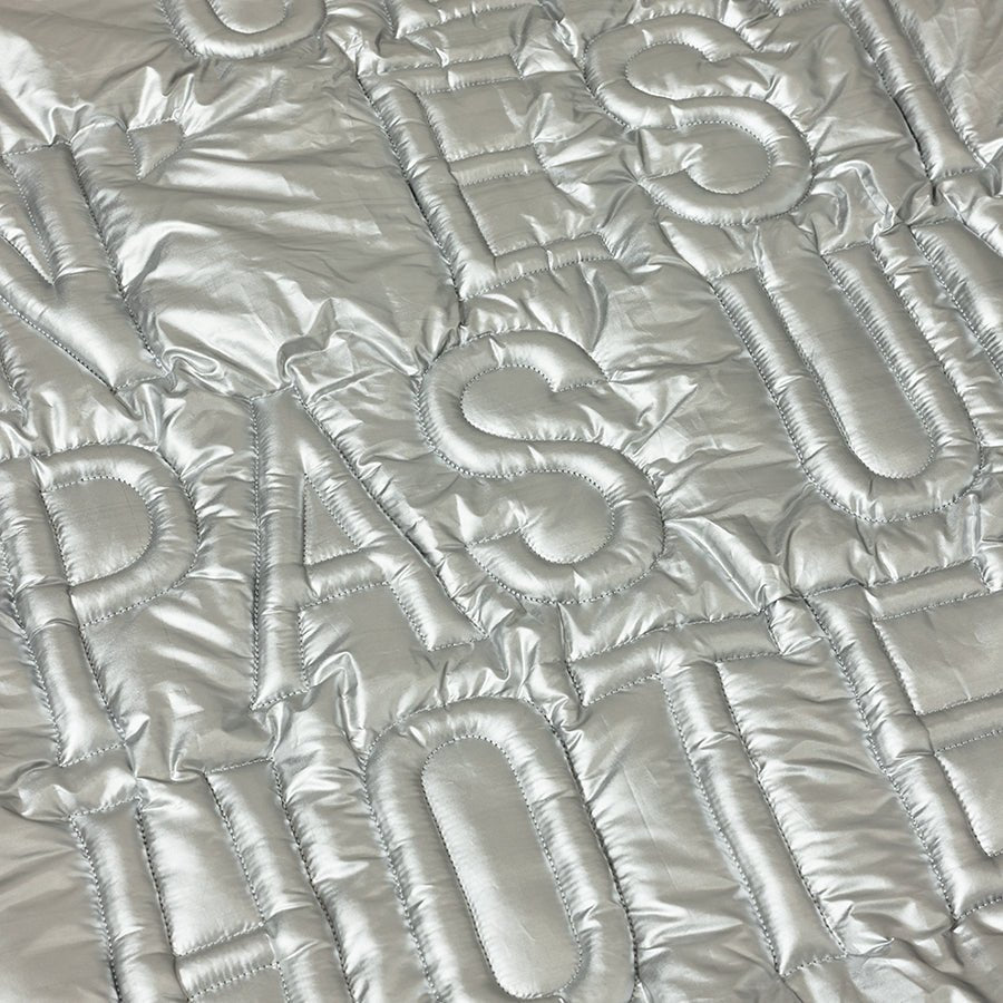 HKliving Bild WALL ART 'Ceci n'est pas un hôtel' silber | 100x120x5cm - Sir Henrys