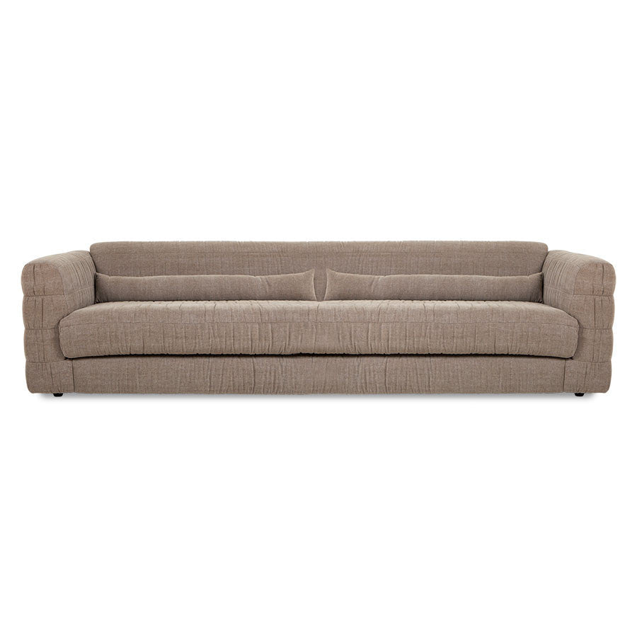 HKliving Club Couch Leinen/Samt verschiedene Farben - Sir Henrys
