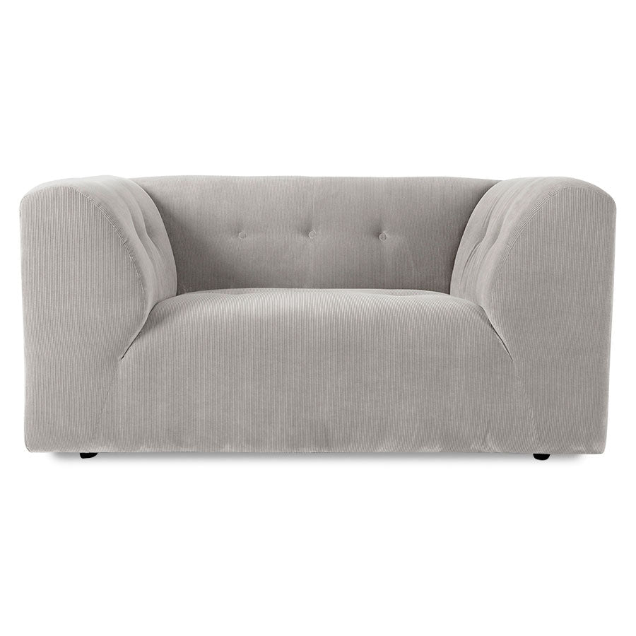 HKliving Couch Vint LOVESEAT Cord cream - Sir Henrys