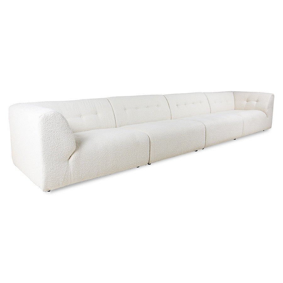 HKliving Couch VINT modular Boucle Creme - Sir Henrys