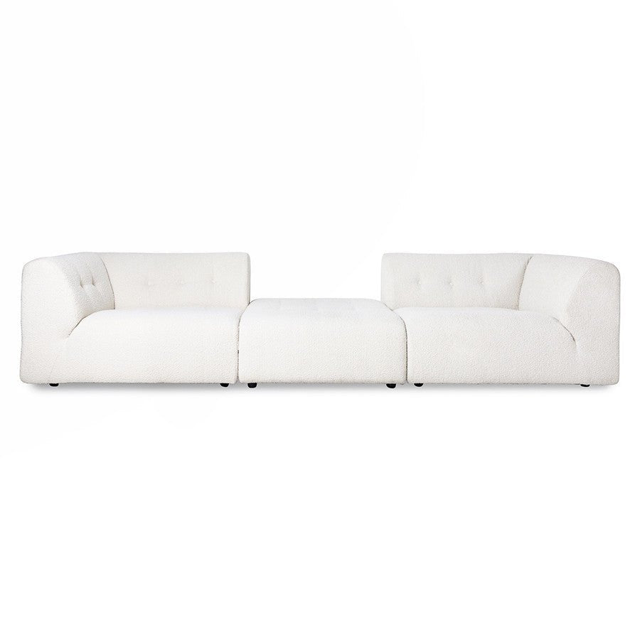 HKliving Couch VINT modular Boucle Creme - Sir Henrys
