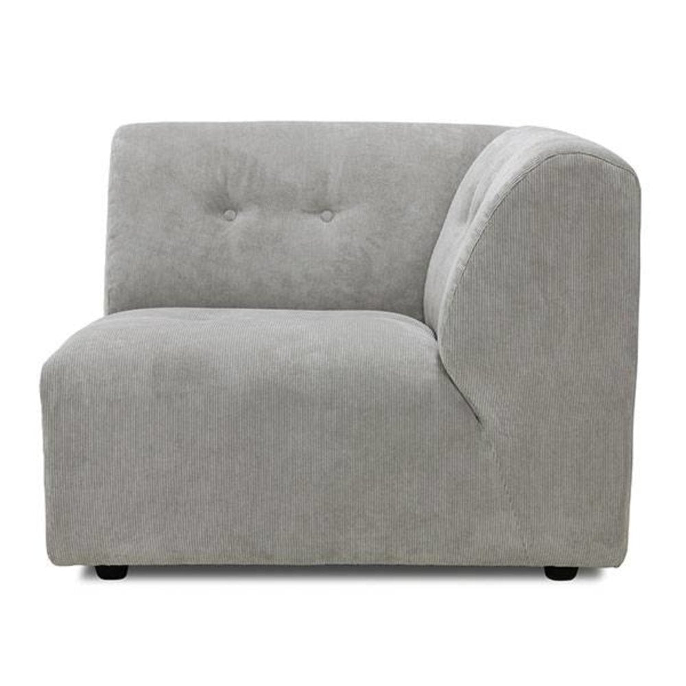 HKliving Couch VINT modular Cord creme | 97x94x74 cm - Sir Henrys