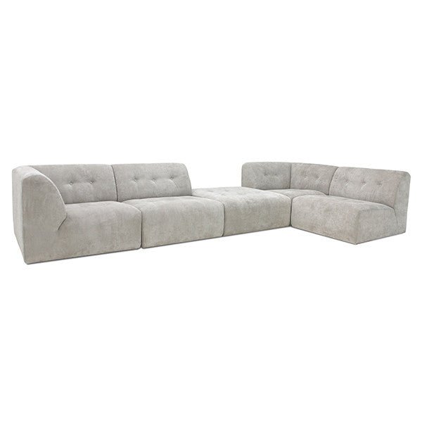 HKliving Couch VINT modular Cord creme | 97x94x74 cm - Sir Henrys