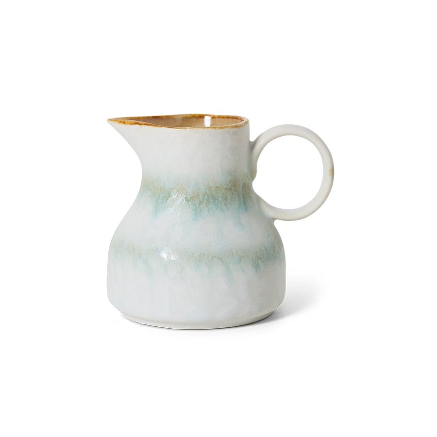 HKliving Kanne Milchkanne PETAL 70s Ceramics bunt | 9,3x7,5x8cm - Sir Henrys